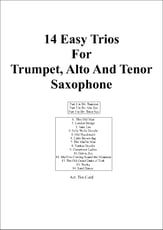 14 Easy Trios (for Trumpet, Alto and Tenor Saxophone) P.O.D. cover